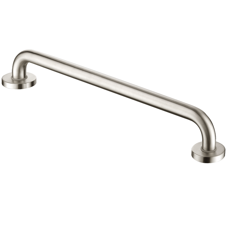 BRIGHT SHOWERS ADA-Compliant Grab Bar for Showers and Bathtubs, 24-Inch Stainless Steel Rail, Wall Senior Handle for Elderly or Handicapped（BSB1243）