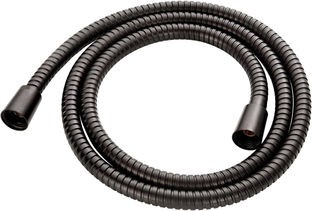 BRIGHT SHOWERS 59 Inch Shower Hose For Hand Held Shower Heads, Stainless Steel Cord Shower Hose, Flexible Replacement Part with Brass Insert (S21532)