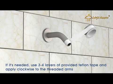 Dual Shower Head -Rain Shower Head and Handheld Shower Head with Hose